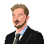 Pixel-art portrait of Kerem